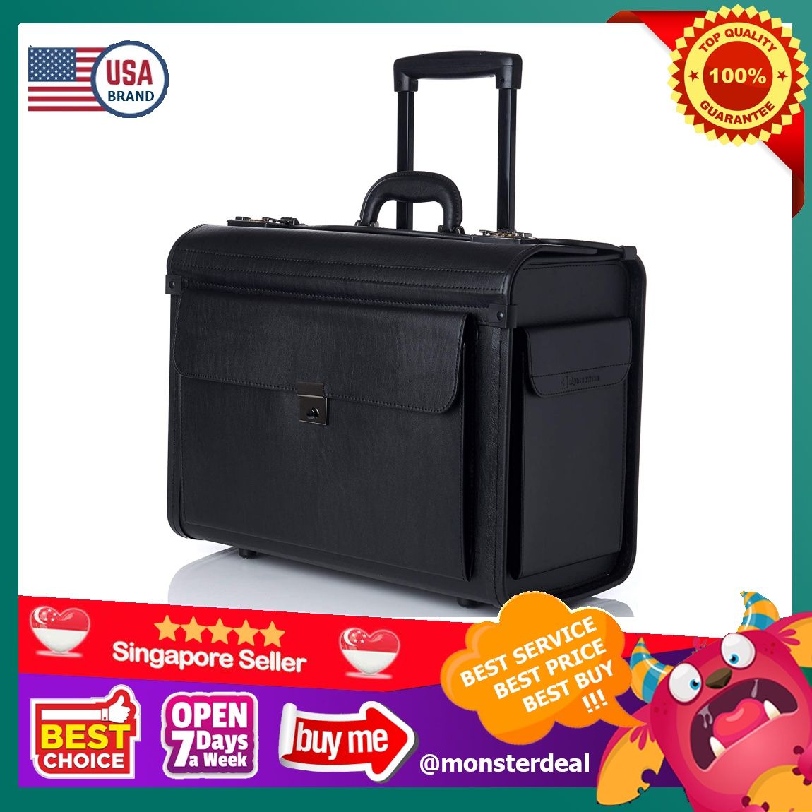 Rolling briefcase shop for lawyers