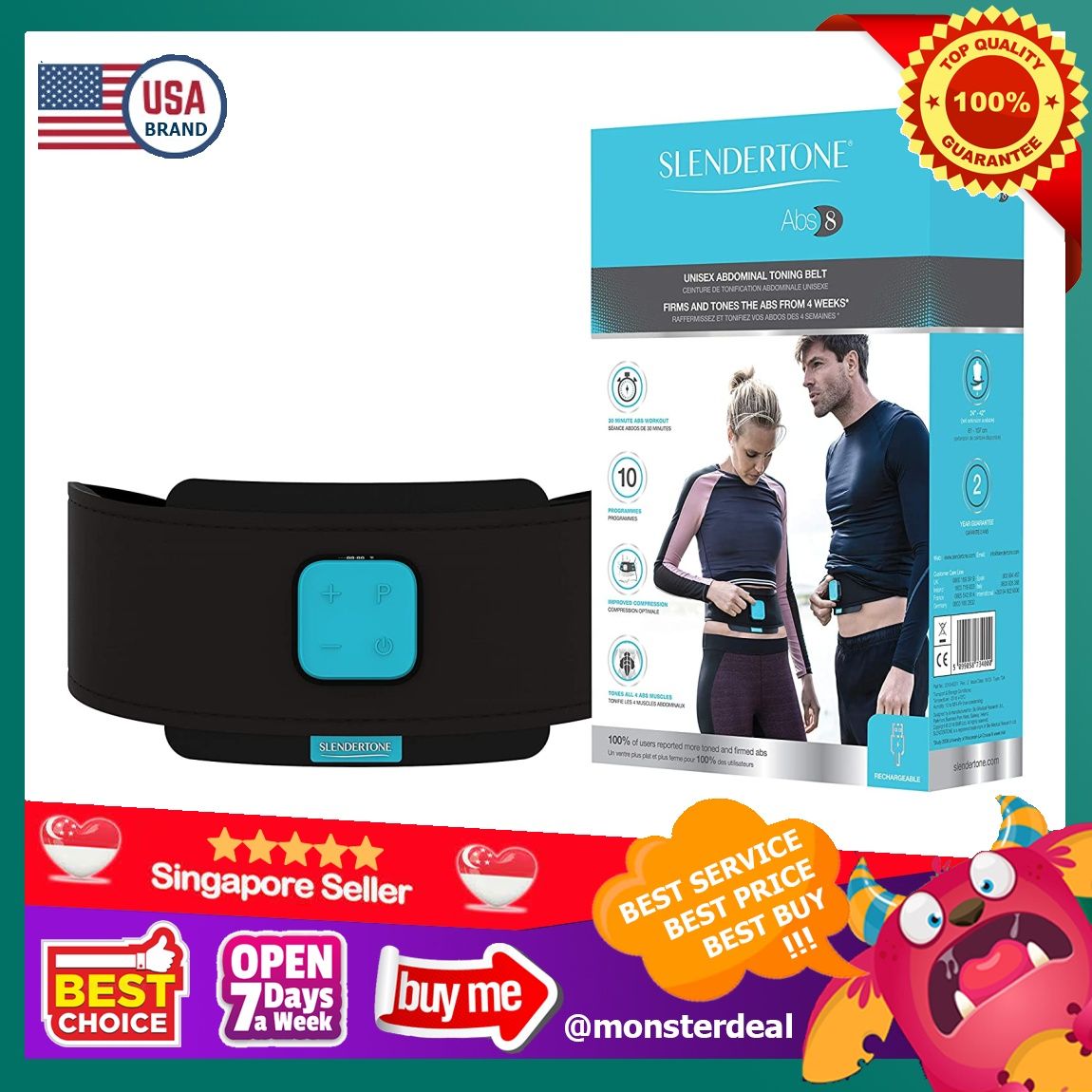 Slendertone Abs - belt, Sports Equipment, Exercise & Fitness, Toning &  Stretching Accessories on Carousell