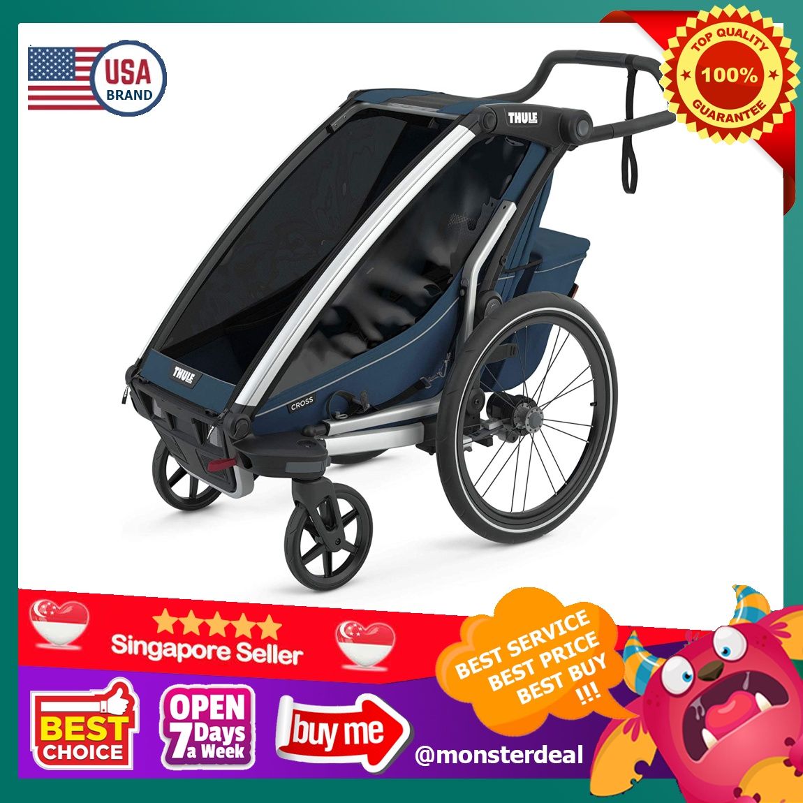Single chariot stroller discount