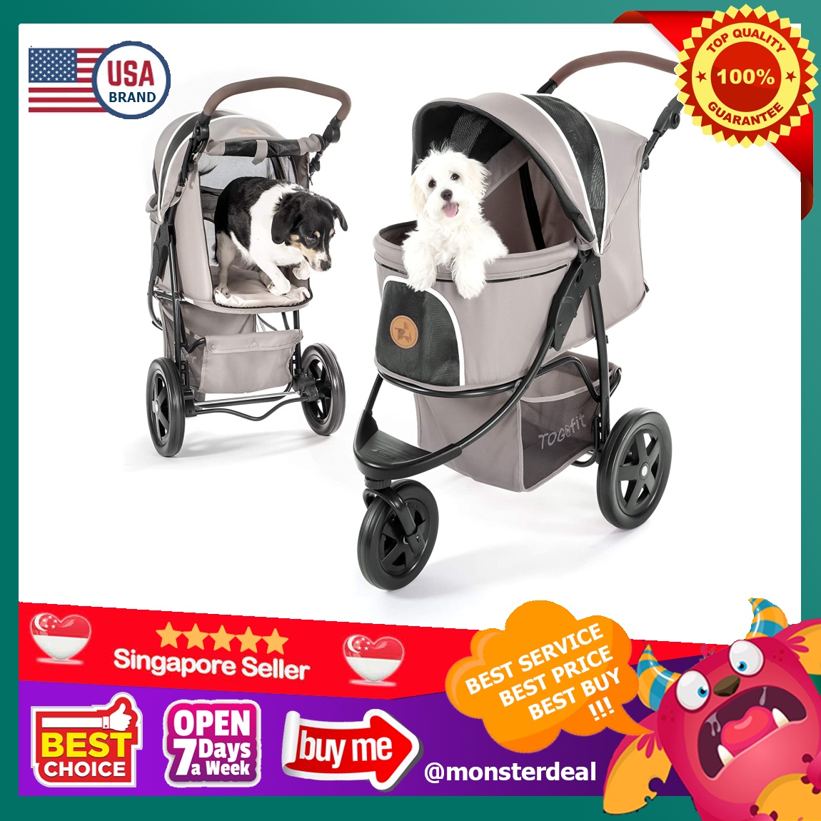 Togfit pet best sale stroller