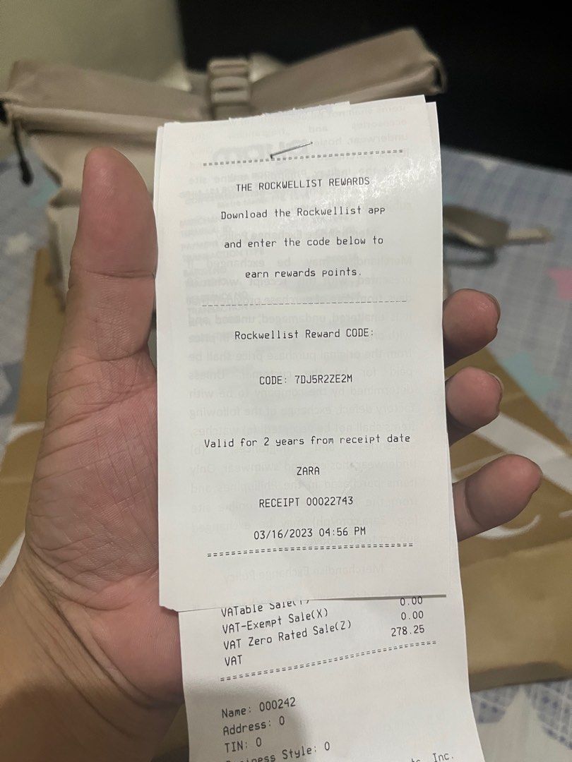 Zara bag original with receipt on Carousell
