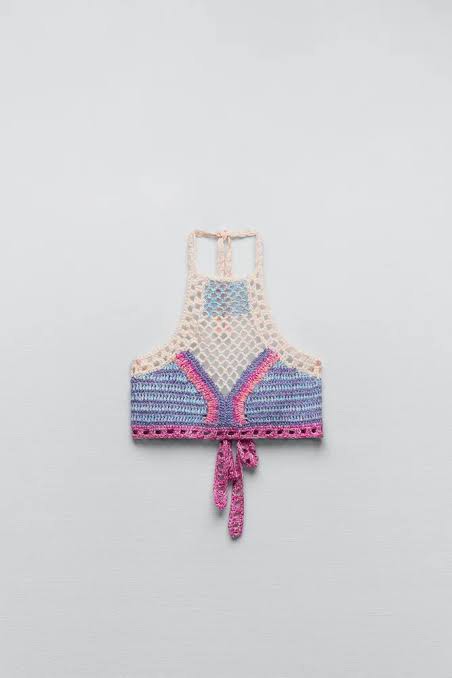 Zara Crochet Top on Carousell