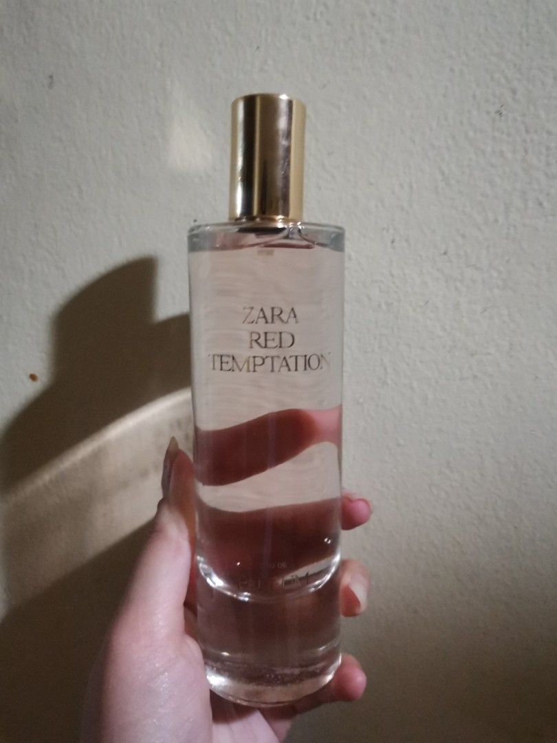 Zara red temptation eau de parfum, Kesehatan & Kecantikan, Parfum, Kuku