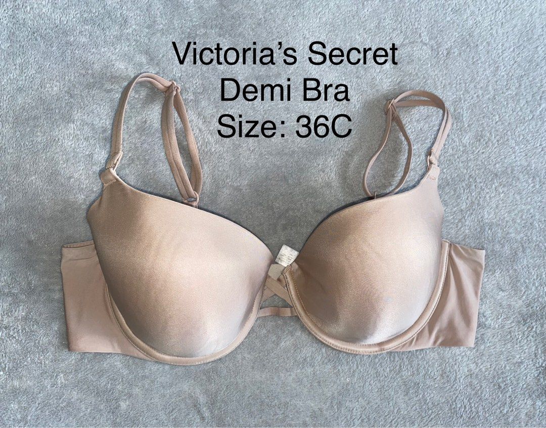 Victorias secret demi push up bra 36C, Women's Fashion, Undergarments &  Loungewear on Carousell