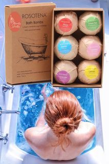 6pcs Bath Bombs Salt Ball Moisturizing Bubble Foot Bath