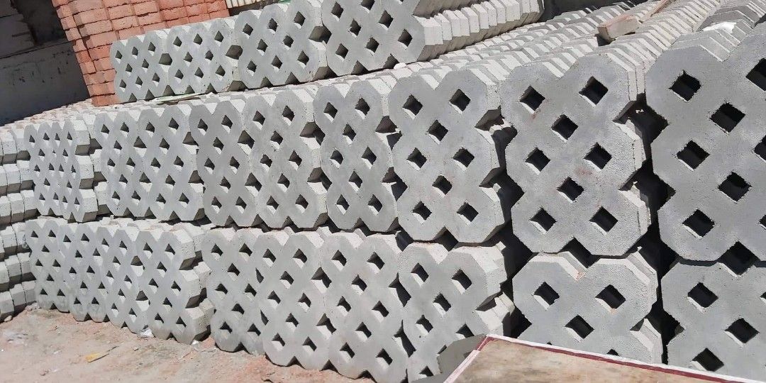 8 holes Diamond grass pavers, Commercial & Industrial, Construction