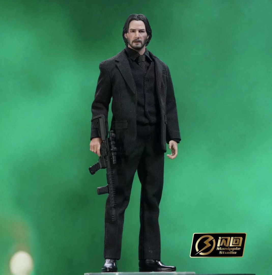預訂) 閃回工作室1/12 John Wick, 興趣及遊戲, 玩具& 遊戲類