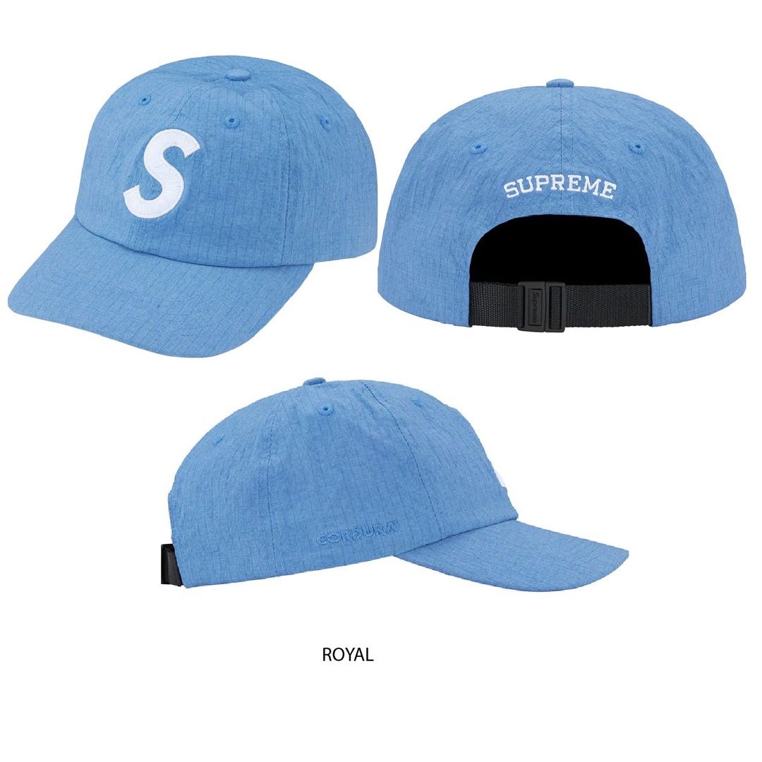 英國代購/ 直送Supreme Cordura Ripstop S Logo 6-Panel Cap, 名牌