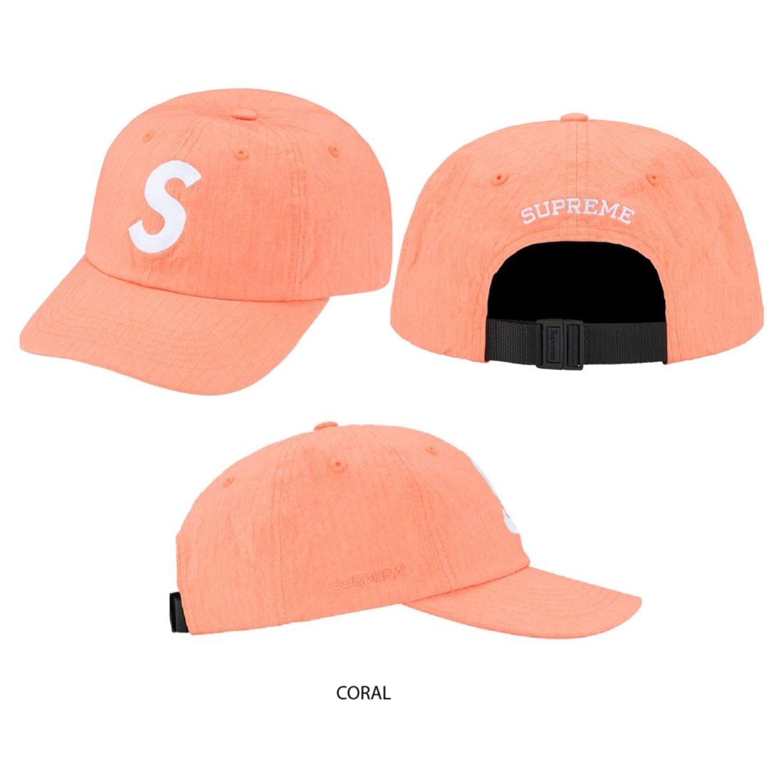 英國代購/ 直送Supreme Cordura Ripstop S Logo 6-Panel Cap, 名牌