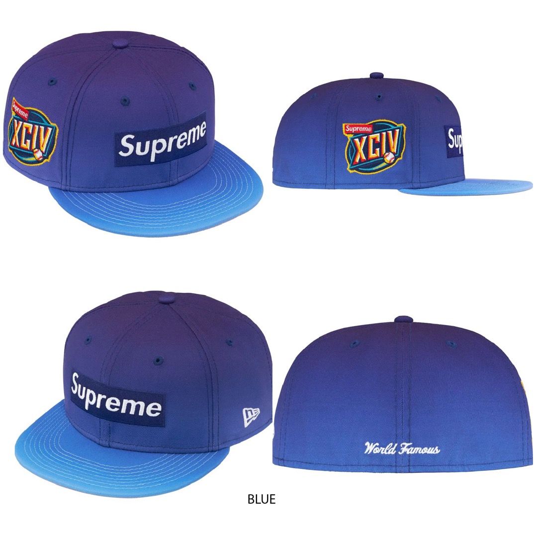 英國代購/ 直送Supreme Gradient Box Logo New Era cap, 名牌, 飾物及