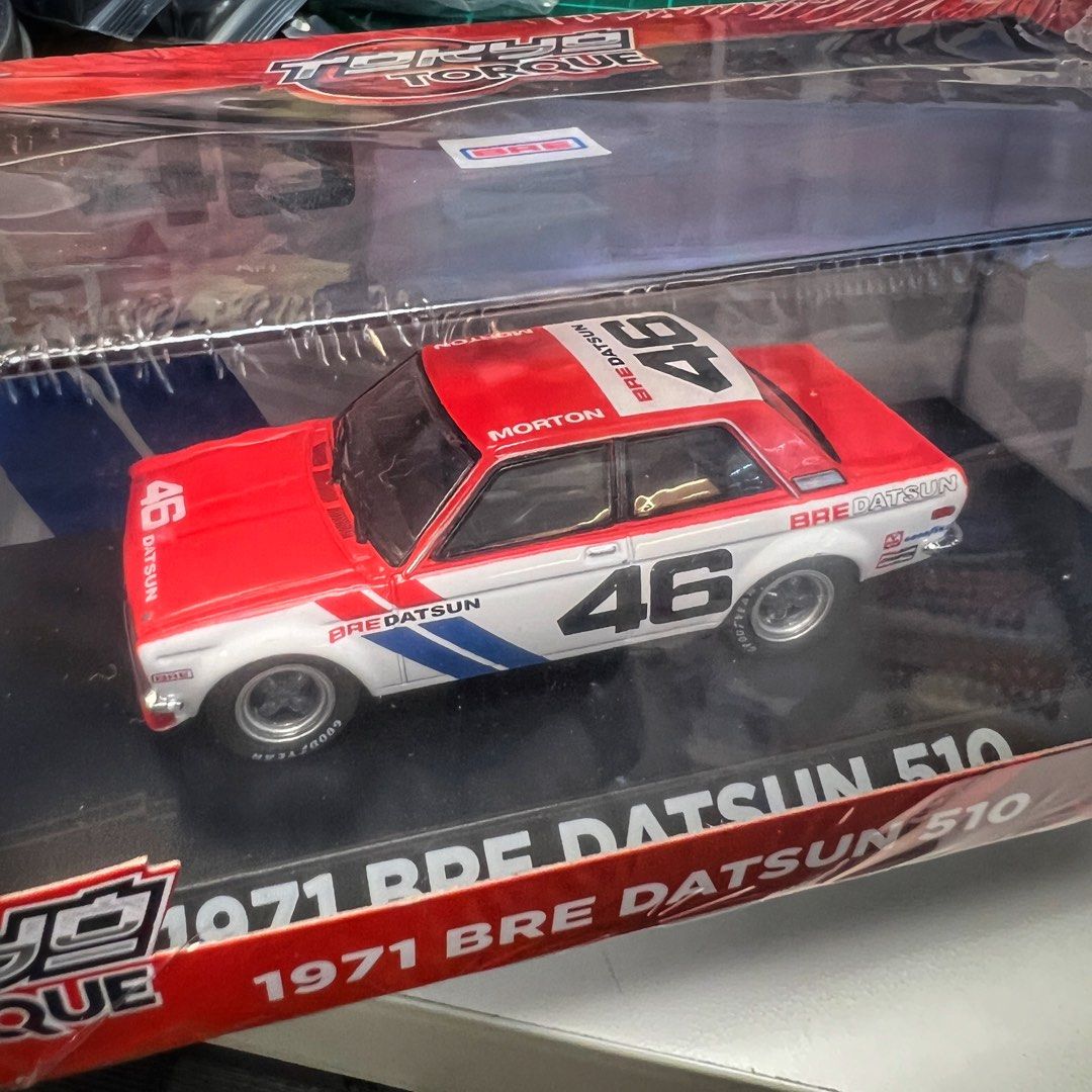 送料無料 日本 1/43 グリーンライト ダットサン J BRE こぼし 1971#46 510 レーシングカー