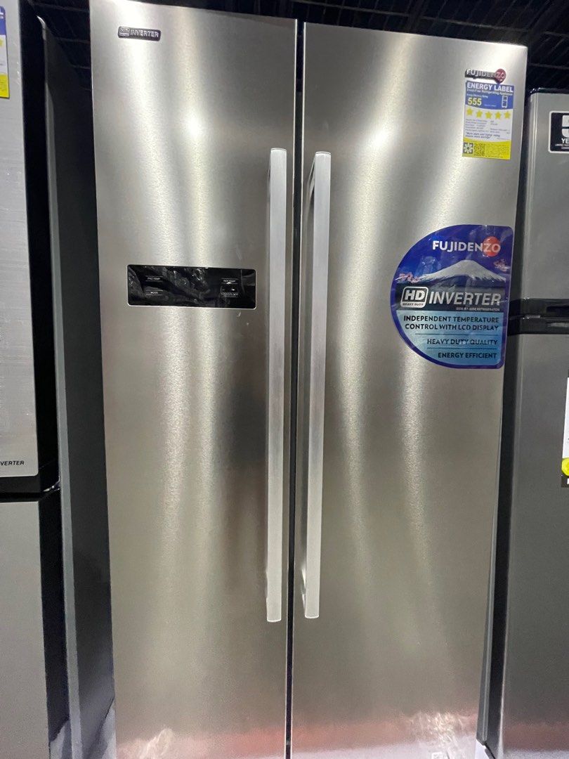 FUJIDENZO ISR 20SS SIDE BY SIDE INVERTER REFRIGERATOR with