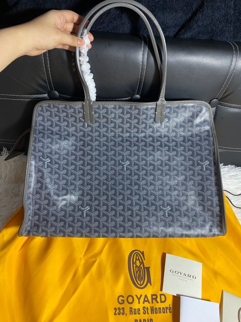 Goyard Sac Hardy Tote in grey, Luxury, Bags & Wallets on Carousell