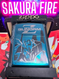 🔥 ZIPPO  🔥1999年 日版 機動戰士-高達 Z Gundam Z 藍鈦 限量絕版 古董打火機