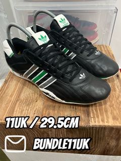 Adidas Adi Racer Low Goodyear Black Leather 11UK