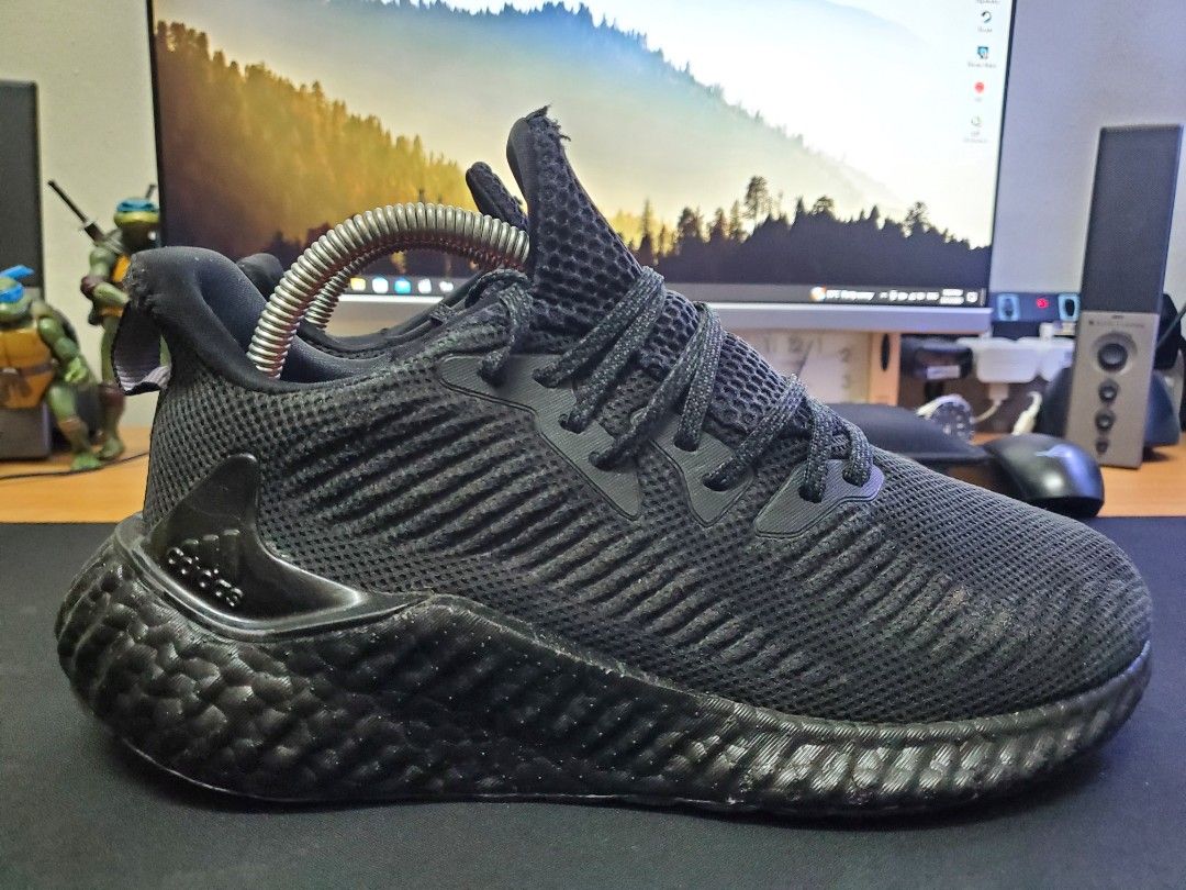 Adidas Alphaboost Core Black Men s Fashion Footwear Sneakers on