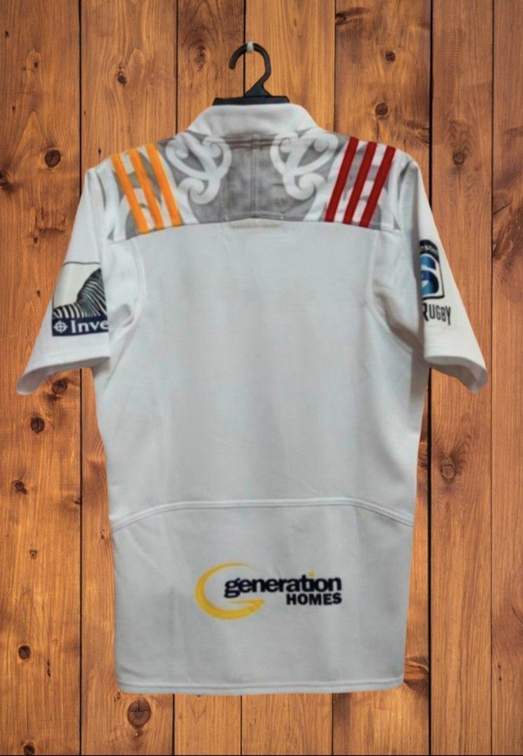 Adidas Chiefs Team Super Rugby Away 2016 Jersey Size 8 Player Issue with GPS Pocket Non Canterbury