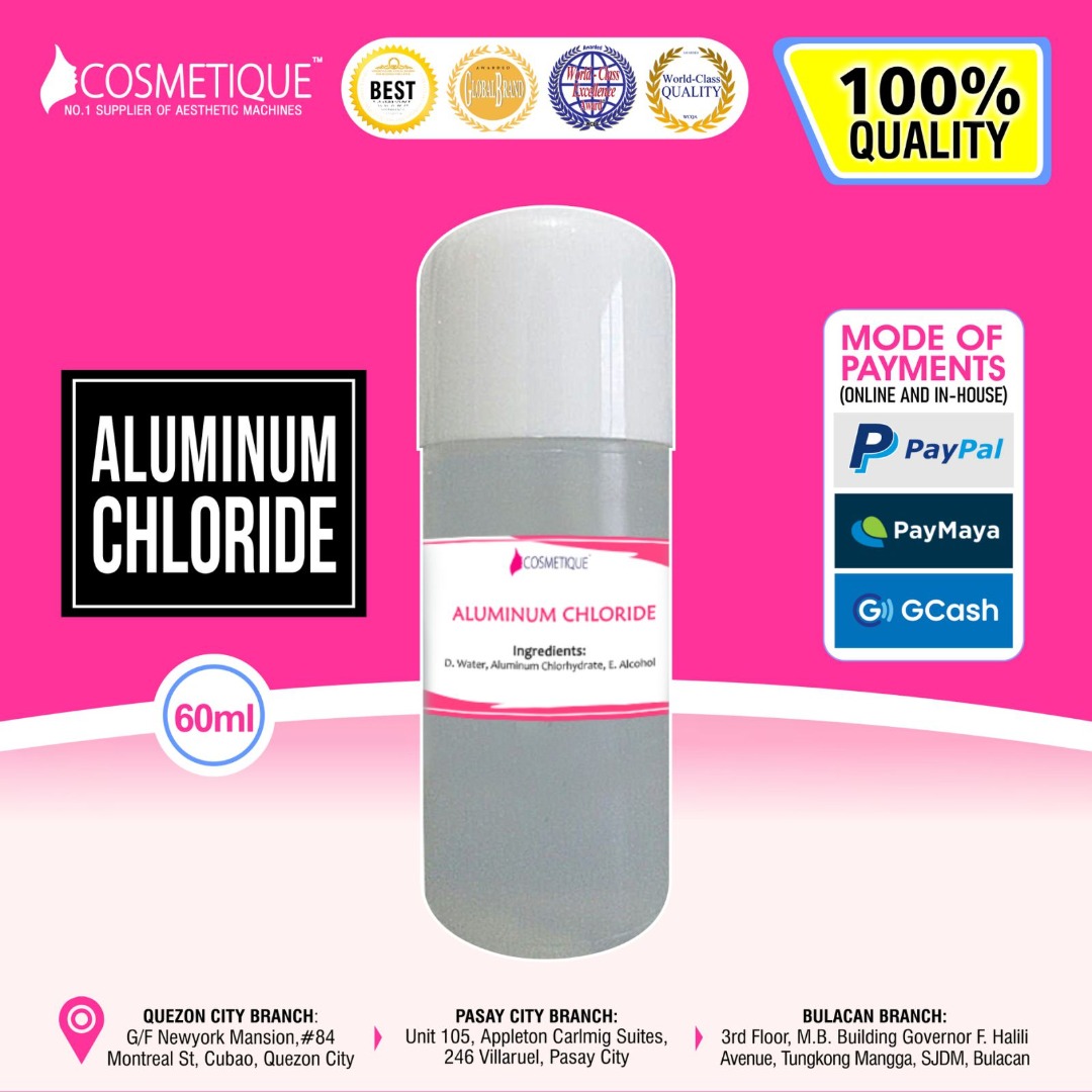 Aluminum Chloride 60ml, Beauty & Personal Care, Bath & Body, Body Care