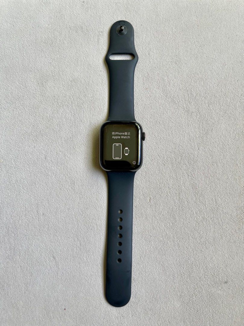 Apple Watch Series 4 Stainless Steel Case 44mm Space Black Sports Band GPS Cellular Mobile Phones Gadgets Wearables Smart Watches on Carousell