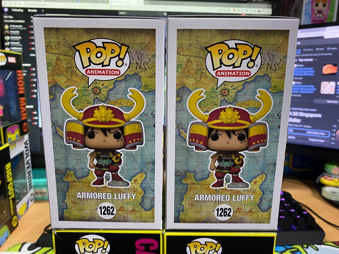 Figurine Funko Pop! One Piece – Monkey D. Luffy En Armure (Édition Chase)