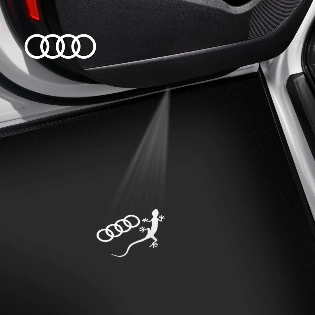 5D LED Audi light up emblem dynamic » addcarlights