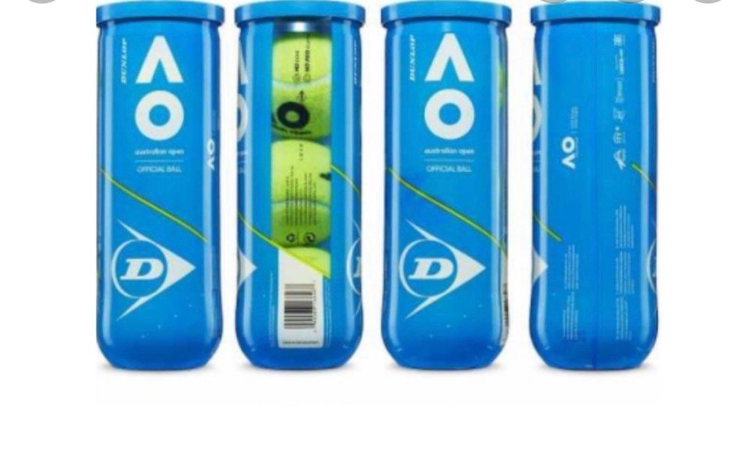 Australian open tennis balls, Sports Equipment, Sports & Games, Racket
