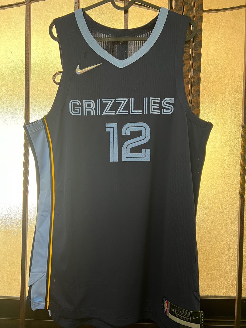 Nike NBA Memphis Grizzlies City Edition Navy Swingman Jersey Size 44 Medium  75th