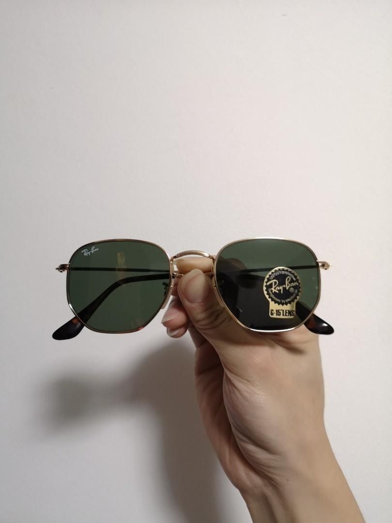 Authentic Brand New Ray Ban RB3548N Hexagonal Flat Lens