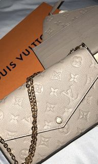 Authentic Louis Vuitton Felicie Pochette Bag