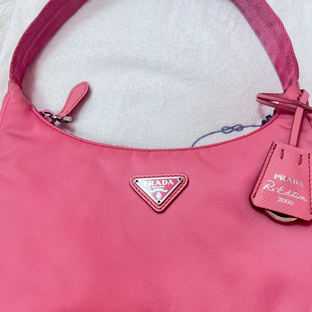 Authentic Prada nylon mini hobo bag - true vintage - Depop