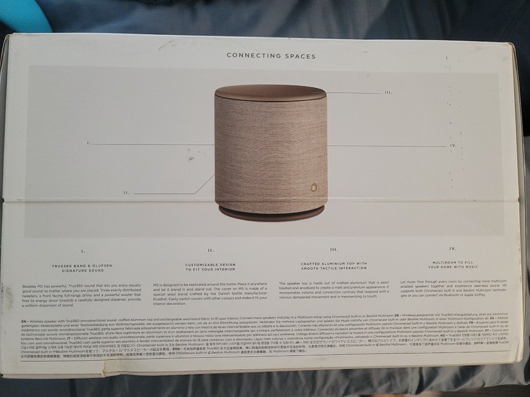 Bang Olufsen Beoplay M5 connected Wireless Wifi Speaker