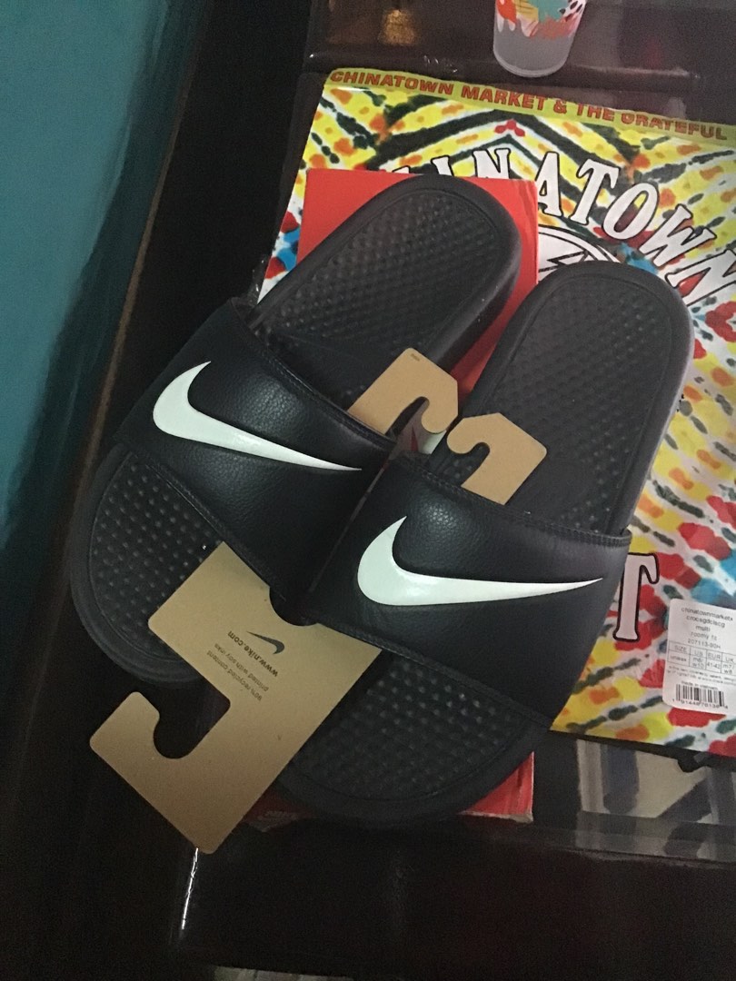 benassi swoosh slide