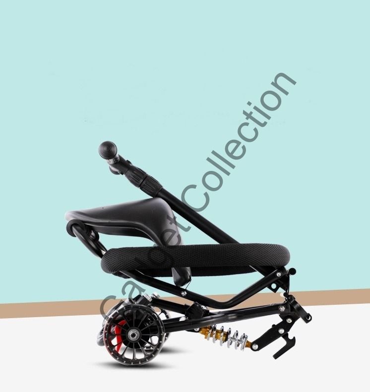 Lightweight stroller with big wheels 2025
