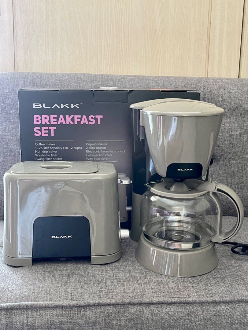 BLAKK BREAKFAST SET, TV & Home Appliances, Kitchen Appliances, Coffee