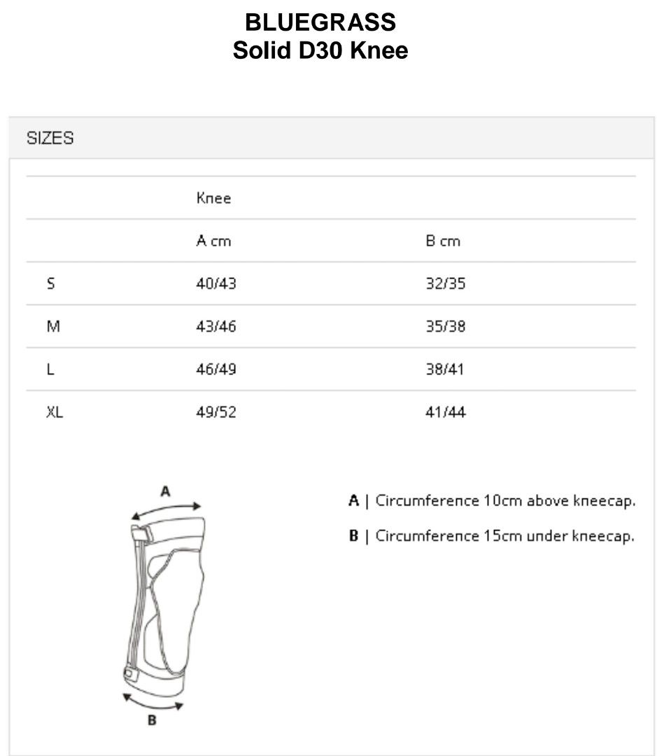 Bluegrass Skinny D3O Kneepads Knee Guard, Sports Equipment, Bicycles