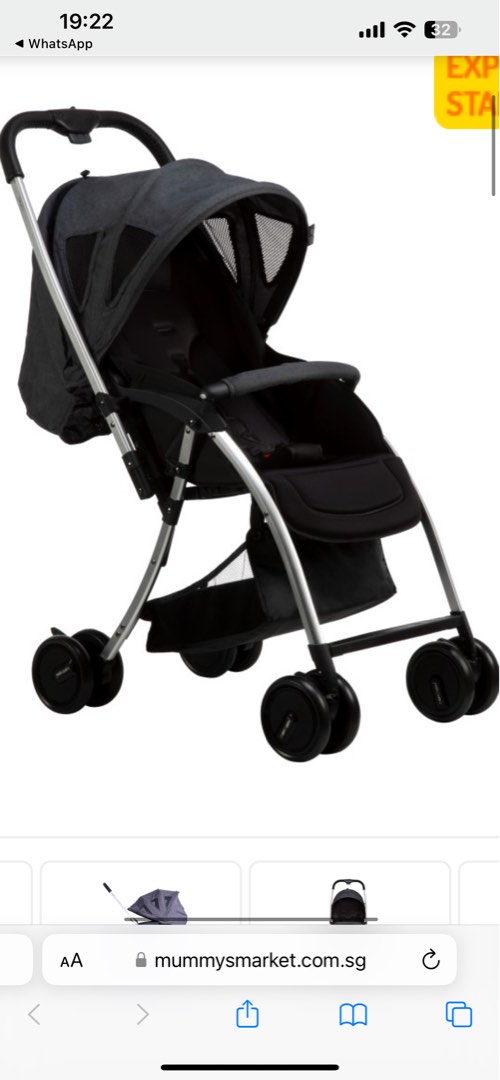 Bonbijou Lucas Light Weight Stroller, Babies Kids, Going Out