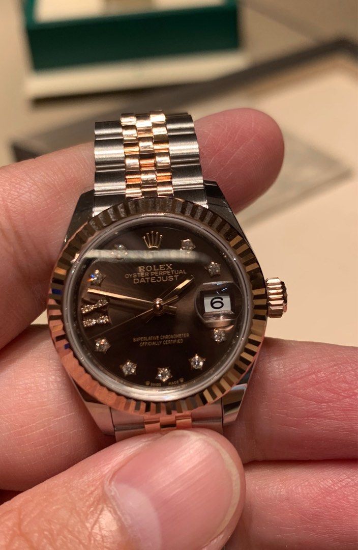 Brand new M271171 28mm Datejust rose gold Daytona white gold and