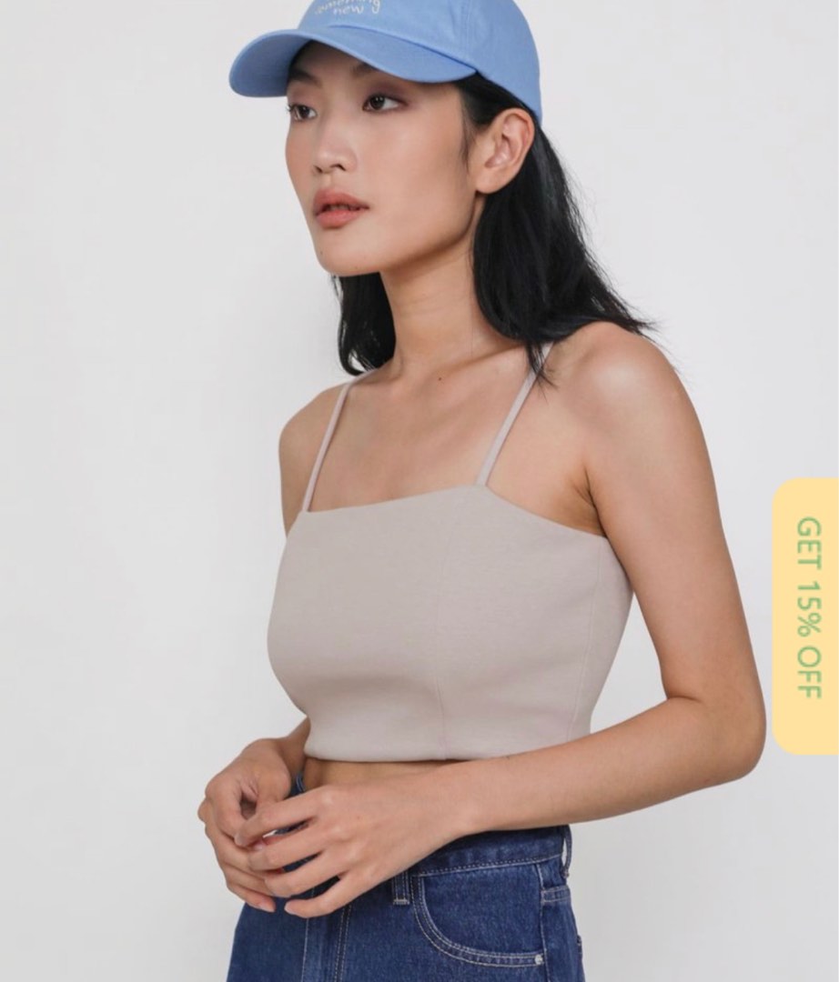 Sandro Basic Crop Top (Black)