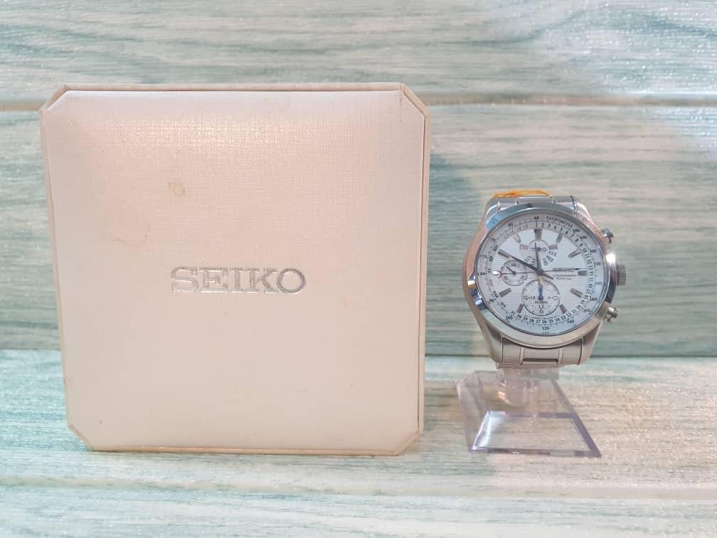 Brand:Seiko Perpetual Calender Quartz Watch Model:7T86-0AC0, Luxury,  Watches on Carousell