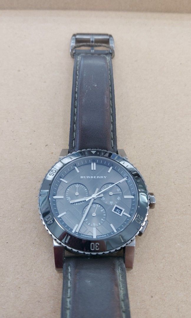Burberry men's watch, Luxury, Watches on Carousell