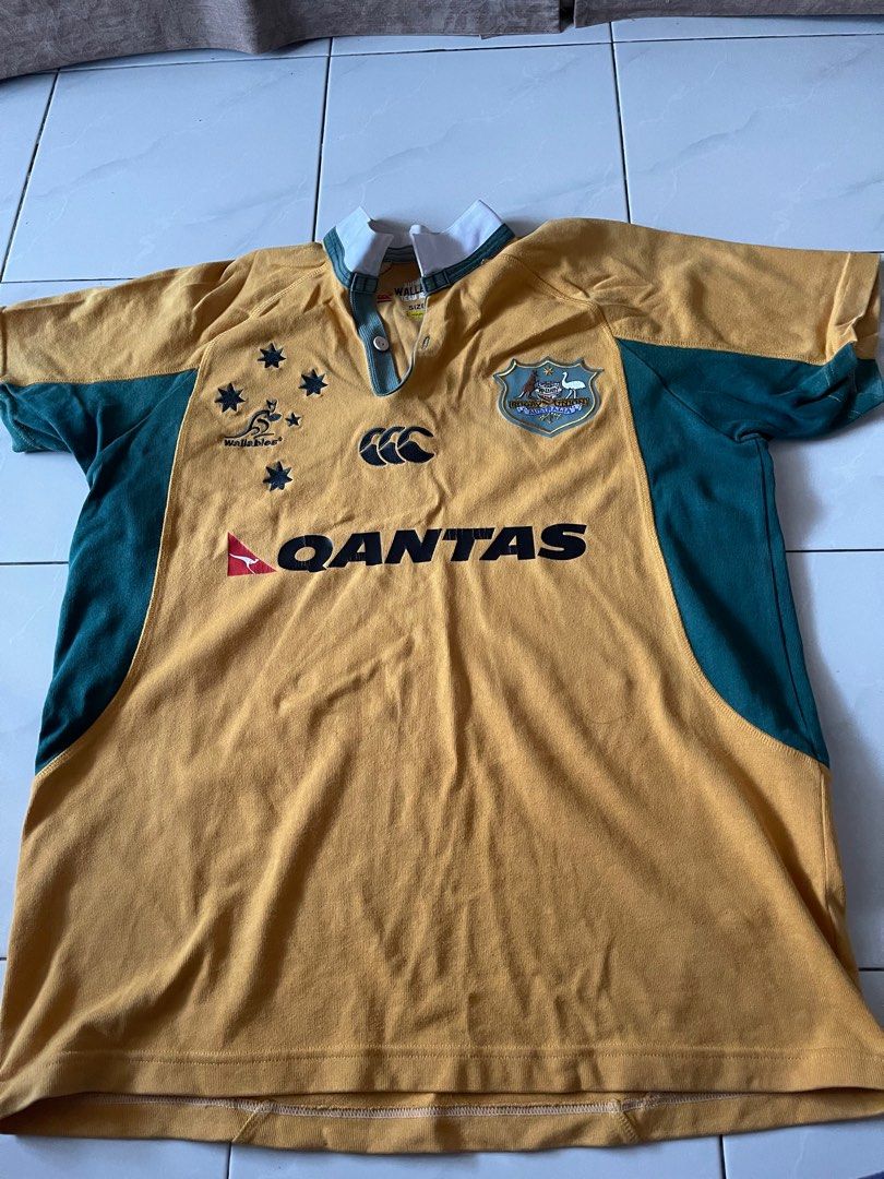Maillot Rugby Canterbury Wallabies Australie - Vodafone - Taille M - Occasion