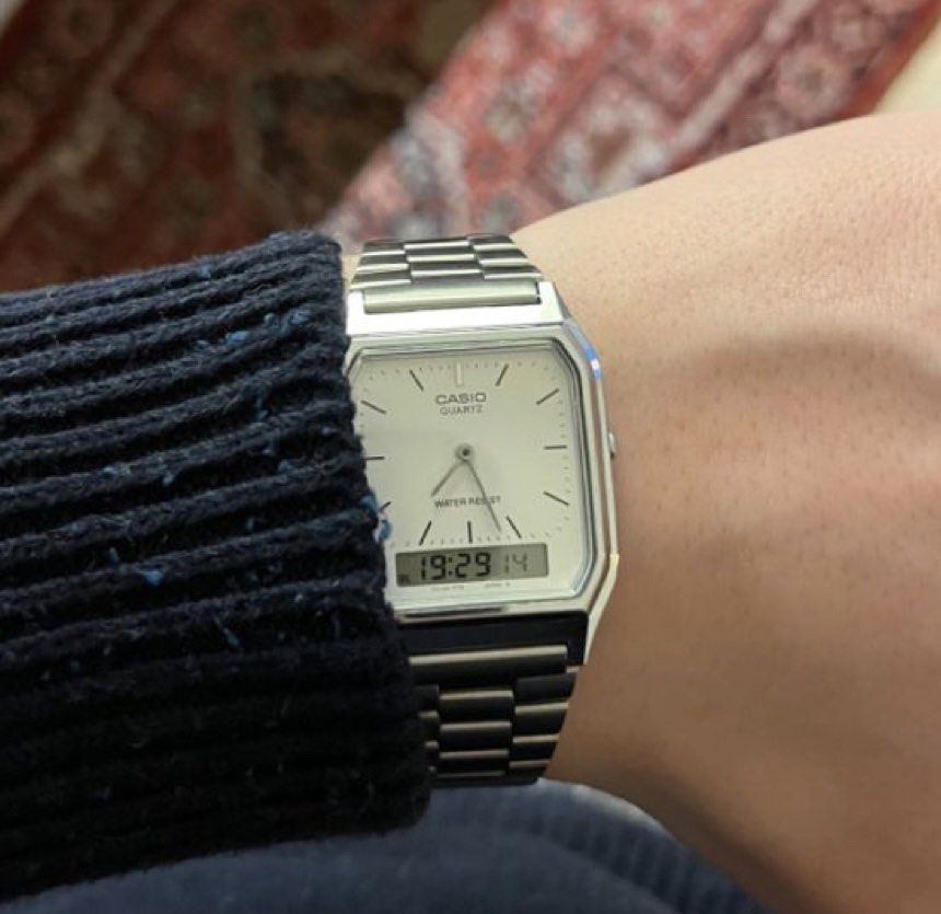 Casio aq top 230 silver