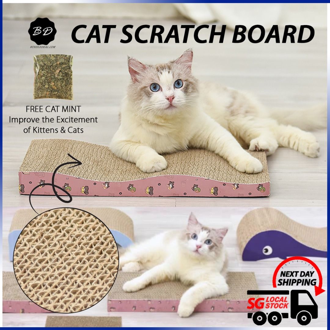 FUKUMARU Cat Scratcher Mat, 23.6 X 15.7 Inch Natural Sisal Cat Scratch  Mats, Horizontal Cat Floor Scratching Pad Rug with Sticky Velcro Tapes,  Protect