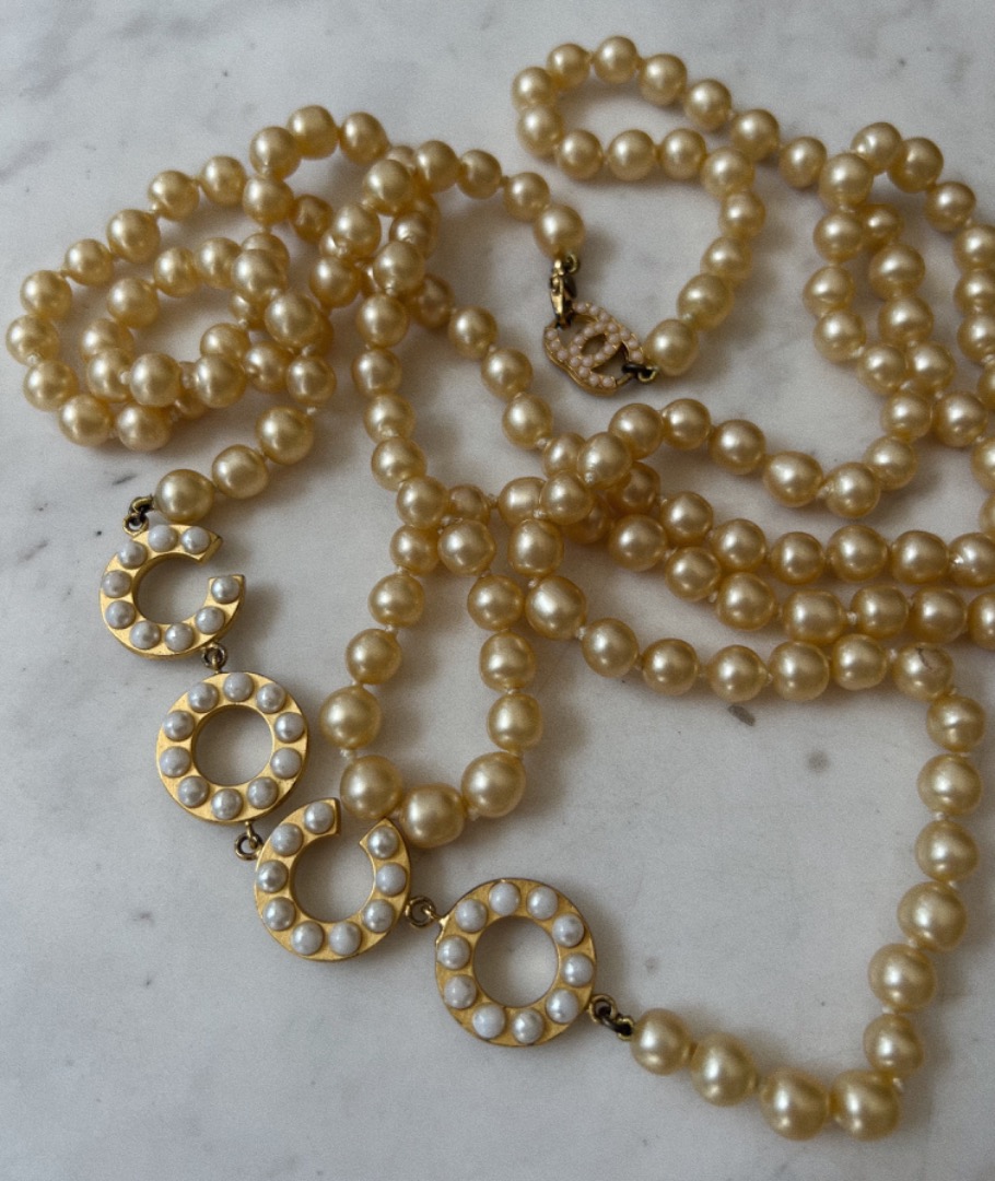 Coco chanel outlet pearl necklace