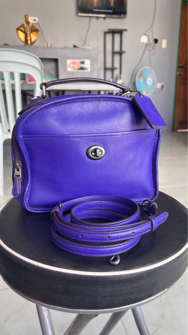 Coach lunch pail purple clearance