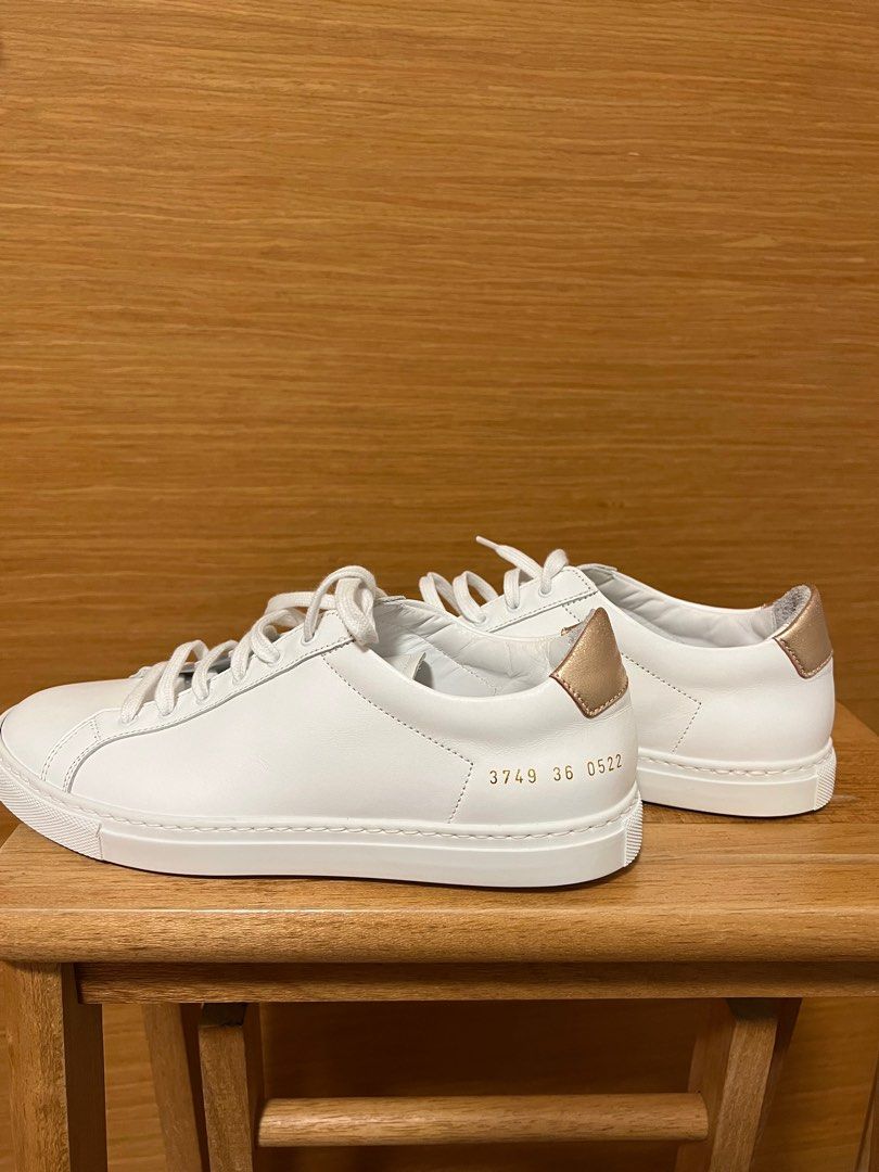Common projects rose gold made in Italy