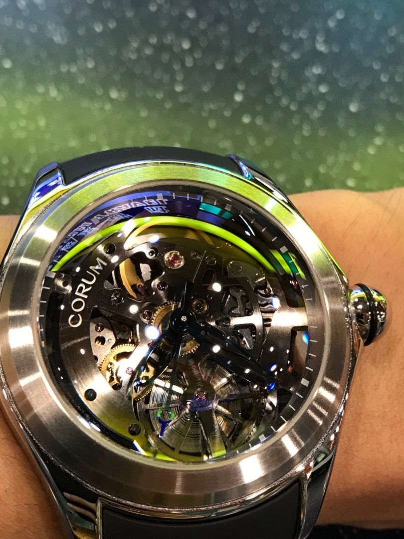 Corum bubble skeleton 2025 watch