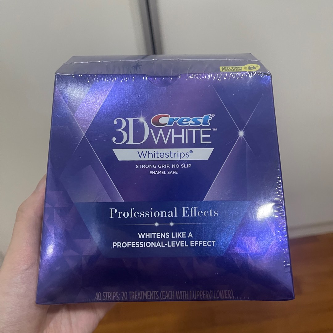 Crest 3D White Professional Effects Whitening Strips, Beauty & Personal