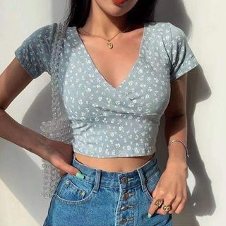 Crop Top Flower