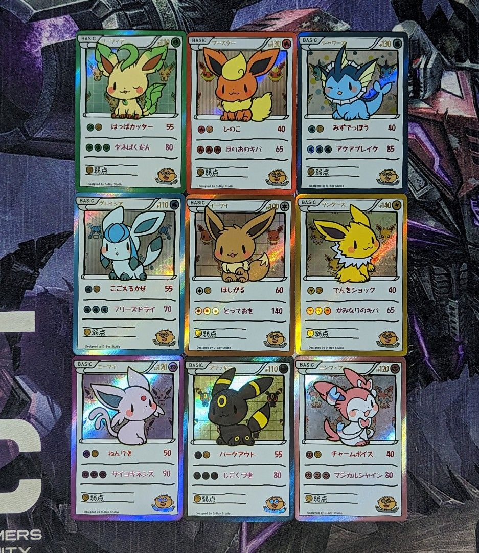 Pokemon Kawaii Umbreon Espeon Sylveon Leafeon Vaporeon Glaceon